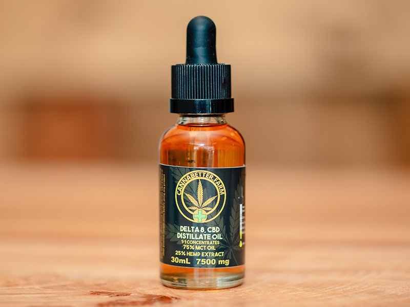 Broad Spectrum CBD Extract with Delta 8 Extract Oil – 30ml