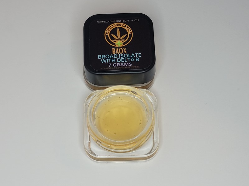 Delta-8 THC Extract With Broad Spectrum CBD Isolate and Natural Hemp Terpenes