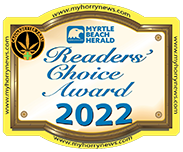 Badge for the Myrtle Beach Herald Readers Choice Award 2022