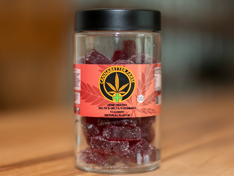 30 count Delta-8 and Delta-9 gummies by CannaBetter.Farm
